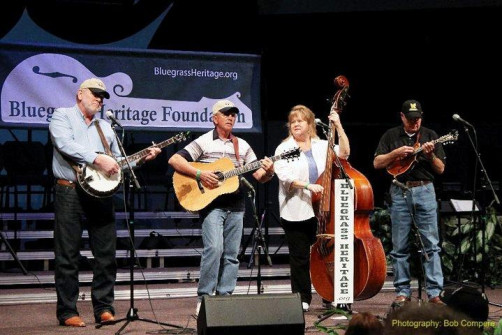 Bluefield Express onstage at Bluegrass Winterjam, Feb. 19, 2011. Photo by Bob Compere.