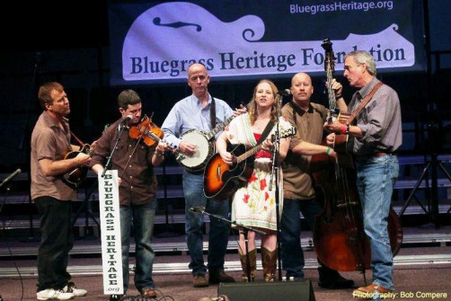 Bluestem onstage at Bluegrass Winterjam, Feb. 19, 2011. Photo by Bob Compere.