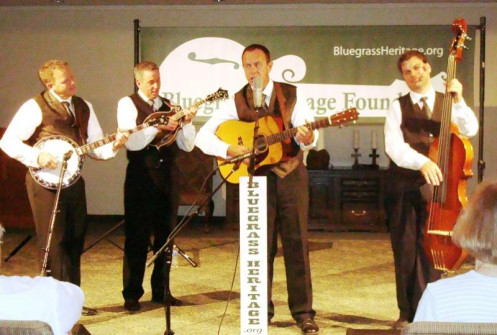 The Spinney Brothers onstage at University Park United Methodist Church, Oct. 9 2014