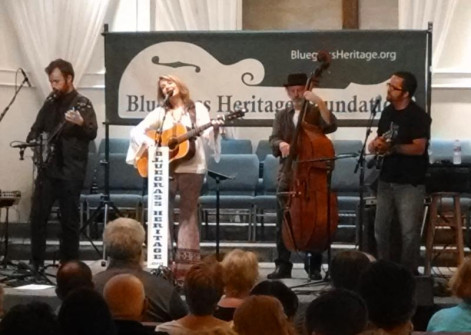 The Claire Lynch Band onstage at Allen Heights Baptist Church, May 9 2014