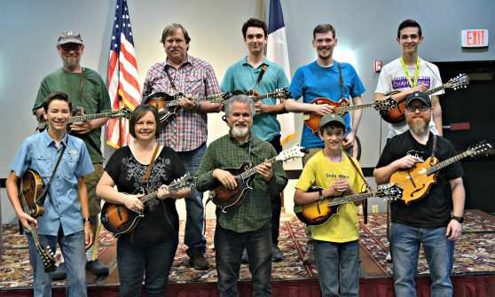 2019 Texas Mandolin Contestants.  Photo by Fred Knorre.