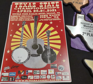 2021 Texas State Championships poster.  Photo by Alan Tompkins.