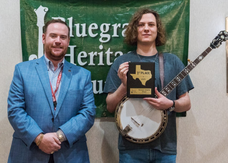 2025 Texas Banjo Championship 1st Place Luke Lastelick (by Nate Dalzell)
