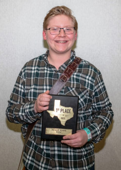 2022 Texas State Guitar Champion Parker Jensen (by Kirsten White)