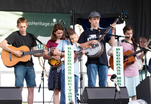 Growin' on Bluegrass Youth Band at Wylie Jubilee 2017 ©Nate Dalzell