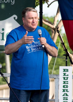 Wylie Mayor Eric Hogue at Wylie Jubilee 2017 ©Nate Dalzell