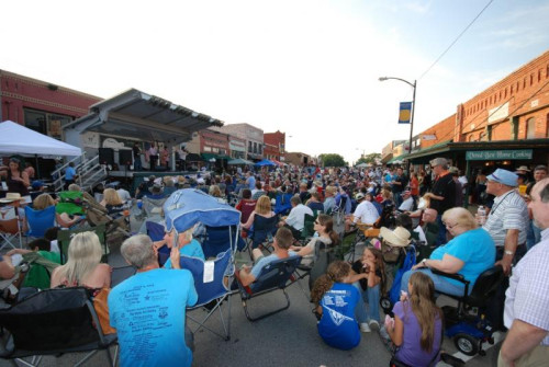 Stage shot at the Wylie Jubilee - Saturday July 6, 2013