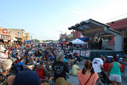 Stage shot at the Wylie Jubilee - Saturday July 6, 2013