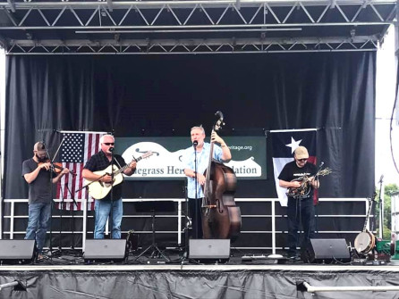 The Downtown String Band at  Wylie Jubilee 2021. Photo by Julie Tucker