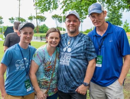 Our bluegrass family at the Wylie Jubilee 2019!  Photo by Nate Dalzell.