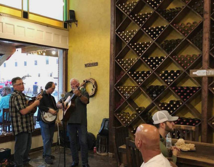 Warren Hull, Gene Pyeatt, & Mike Jump at Landon Winery Wylie.  ©Tonie Jump