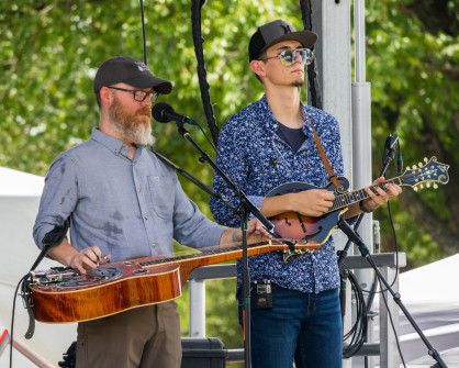 Scott Owen and Sam Smith of Bobby Giles & Texas Gales at Wylie Jubilee 2024. ©Nate Dalzell