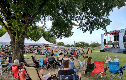 The crowd at Wylie Jubilee 2021. ©Alan Tompkins
