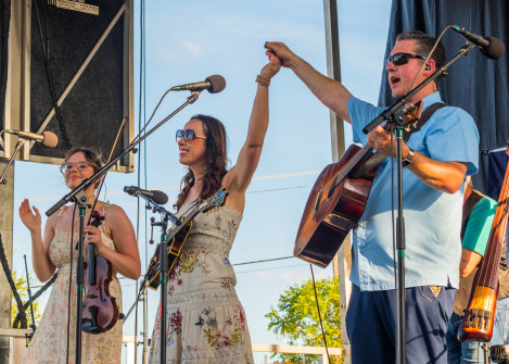 Darin & Brooke Aldridge Band at Wylie Jubilee 2024. ©Nate Dalzell