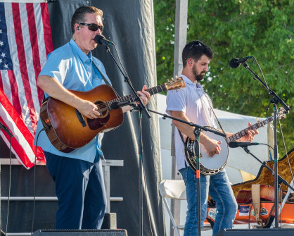 Darin & Brooke Aldridge Band at Wylie Jubilee 2024. ©Nate Dalzell