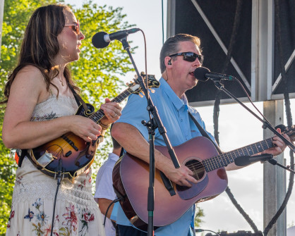 Darin & Brooke Aldridge Band at Wylie Jubilee 2024. ©Nate Dalzell