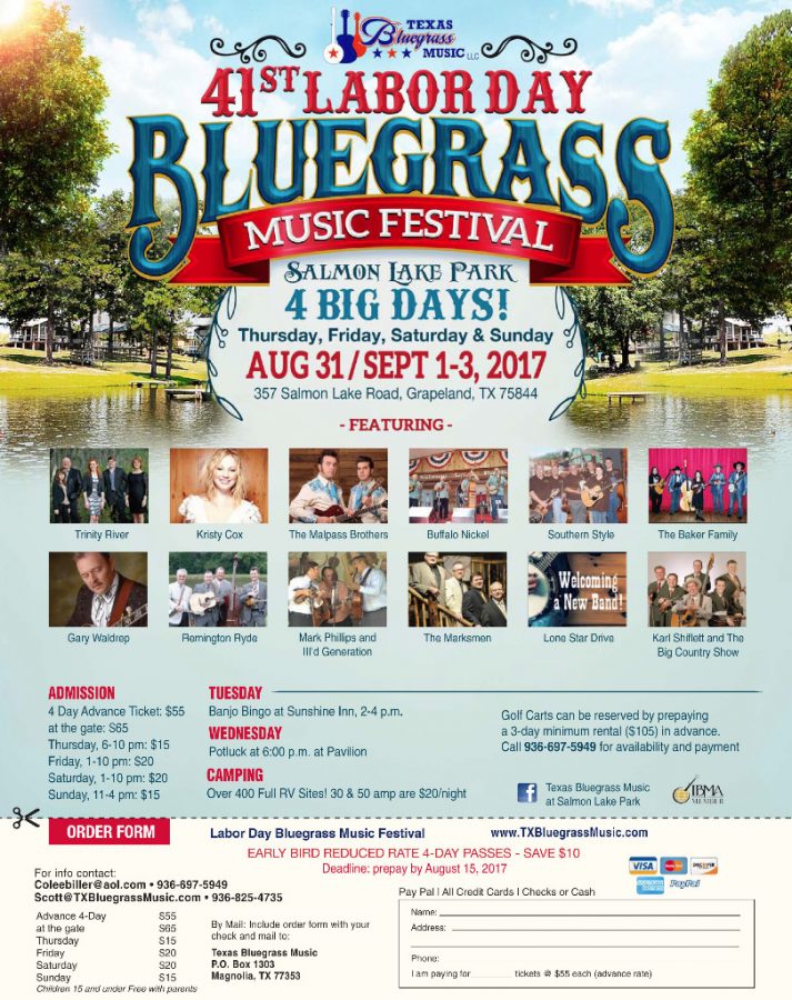 Labor Day Bluegrass Music Festival at Salmon Lake