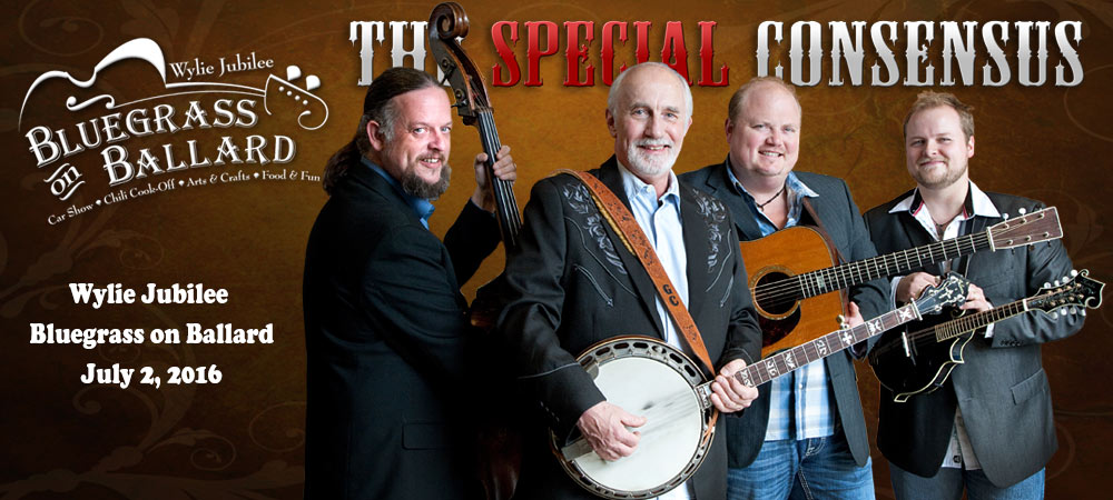 Wylie Texas Bluegrass on Ballard July 2, 2106 w/ Special Consensus.